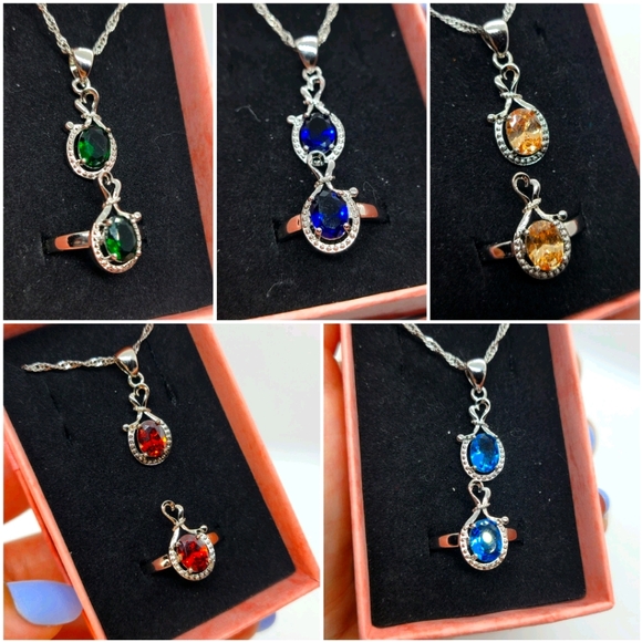 Earring Necklace set - Picture 1 of 7